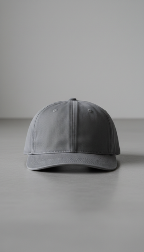 Steel Gray Minimalist Streetwear Cap