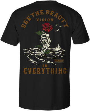 Anenberg, Beauty in Everything Classic American Made Mens Crew Neck Tee Shirt
