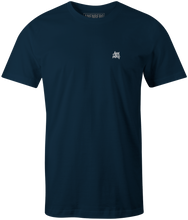 Anenberg, Thoughts Within Classic American Made Mens Navy Crew Neck Tee Shirt