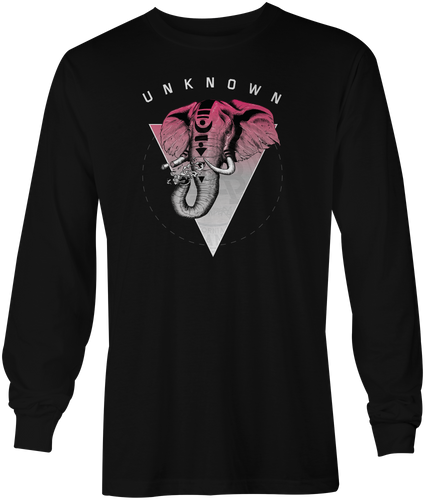 Anenberg, Unknown Classic American Made Mens Black Crew Neck Long Sleeve Tee Shirt