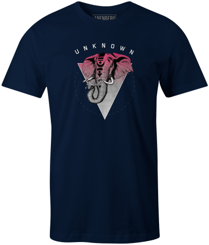 Anenberg, Unknown Classic American Made Mens Navy Crew Neck Tee Shirt